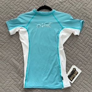 O'Neill Women's Skins Short Sleeve Crew Rashguard